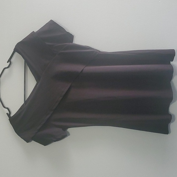 Lily by Firmiana top women’s size medium black blouse 5% spandex 95% polyester - Picture 1 of 12